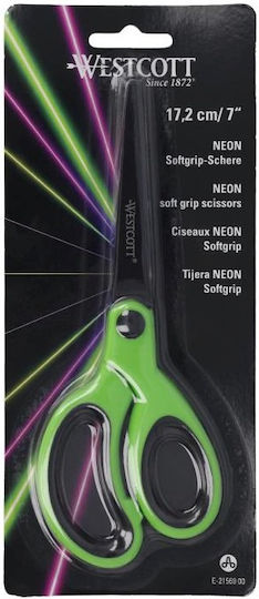Foarfece Westcott Școlar 17cm Neon Verde E-21569