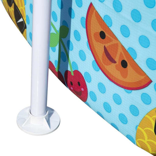 Bestway Kinder Schwimmbecken PVC Aufblasbar Silber
