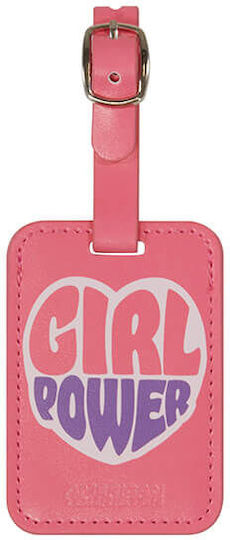 American Tourister Luggage Label Pink 2 Pieces
