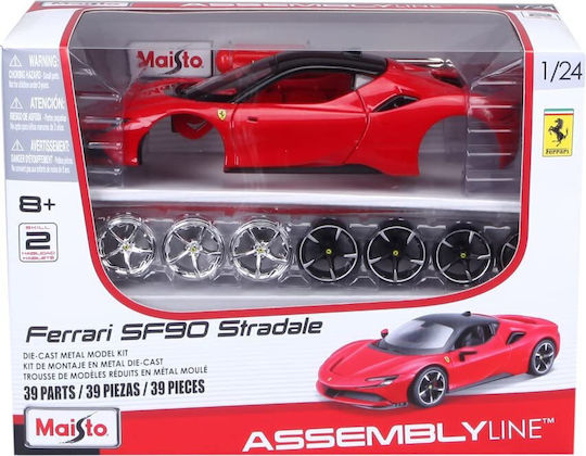 Ferrari Sf90 Miniatures 1/24 Scale Model Kit By Maisto