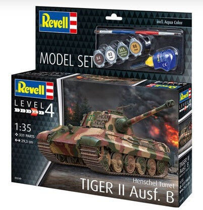 Revell Modeling Figure in Scale 1:35 with Glue and Paints 7.1cm.