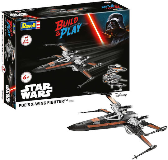Star Wars Poe's X-wing Fighter Sound Build & Play Model Set