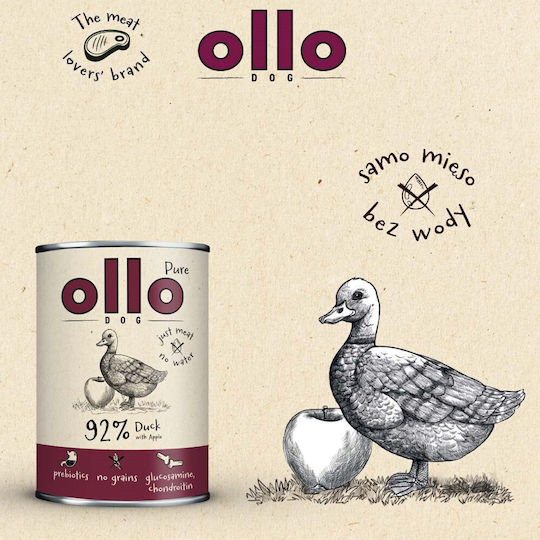 Ollo Leckerli für Hunde mit Ente und Apfel 850gr