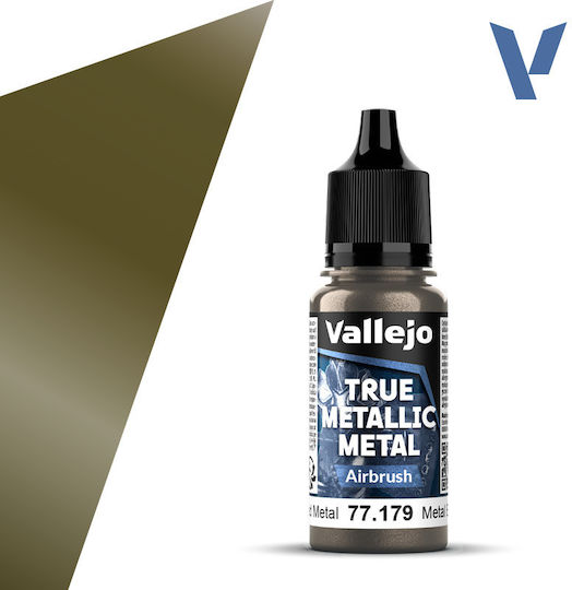 Acrylicos Vallejo Model Making Paint Aged Metal 18ml