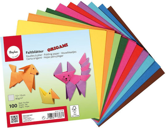 Origami Papers 15x15cm 100 Pieces