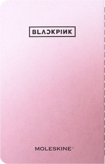 Moleskine Σετ 4 Σημειωματάρια με Λευκές Σελίδες με Στυλοθήκη BLACKPINK