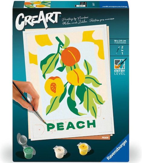 Ravensburger Creart Paint By Numbers Adults Peaches