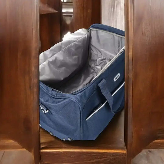 Diplomat Sack Voyage 51lt Navy Blue with Wheels Fabric Length 55cm Width 30cm Height 31cm