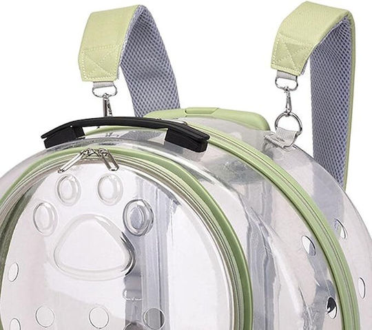 Animal Trolley Dimensions for Dog Cat Carrying Up to 7kg Transparent L43xW40xH26cm