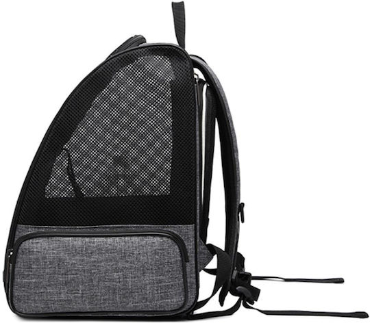 Animal Dog Carrying Black Backpack for 6kg Pets L40xW28xH28cm
