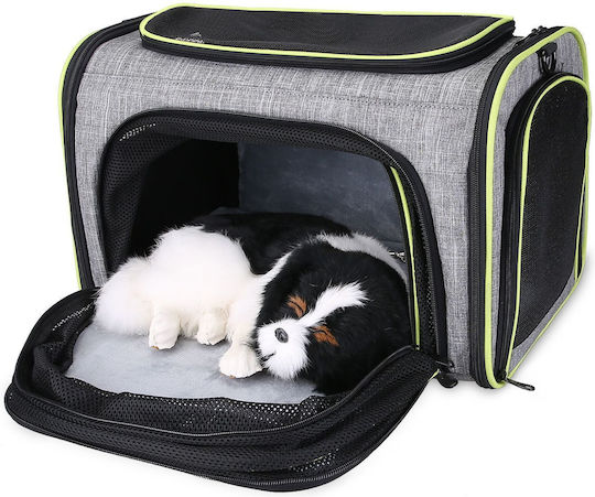 Animal Dog Carrying Gray Handbag for 10kg Pets