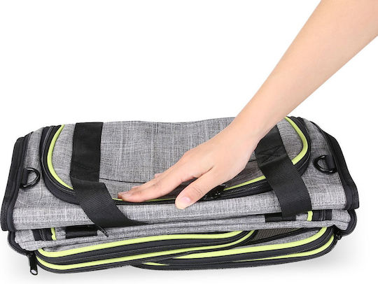 Animal Dog Carrying Gray Handbag for 10kg Pets