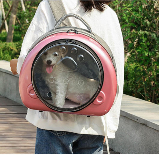 Animal Σακίδιο Πλάτης για Μεταφορά Σκύλου / Γάτας έως 7kg Ροζ Μ43xΠ35xΥ23εκ.