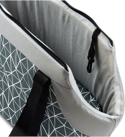 Animal Dog Carrying Gray Shoulder Bag L43xW18xH18cm
