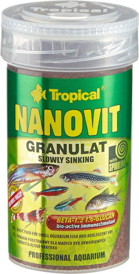 Tropical Nanovit Granulat Tropical Fish Food Granules 100ml 70gr