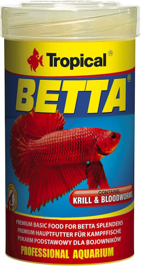 Tropical Betta Hrana pentru Pestii luptatori sub forma de fulgi 100ml 25g
