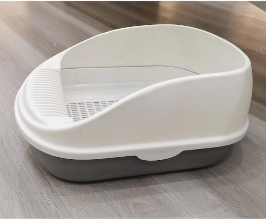 Animal Cat Basin with Sieve Blue L56 x W39 x H26cm