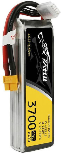 Tattu FPV Classic Μπαταρία Li-Po 14.8V 3700mAh 45C 4S XT60 για Τηλεκατευθυνόμενο