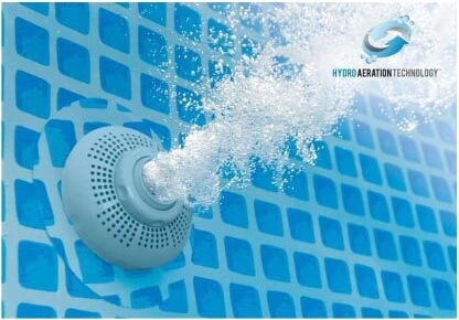 Intex Prism Οβάλ Πισίνα PVC 13365lt με Μεταλλικό Σκελετό 503x274x122εκ. Γκρι