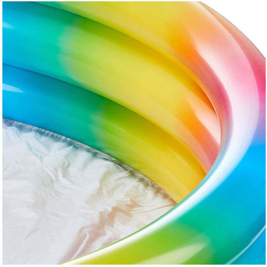 Intex Rainbow Ombre Children's Round Swimming Pool 330L Inflatable 147x33cm