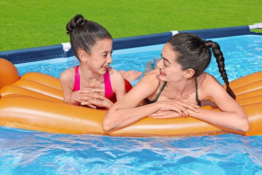 Bestway Steel Pro Swimming Pool PVC with Metallic Frame 400x211x81cm Blue
