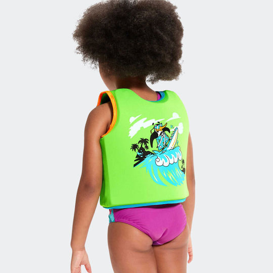 Speedo Kids' Life Jacket Green Penguin