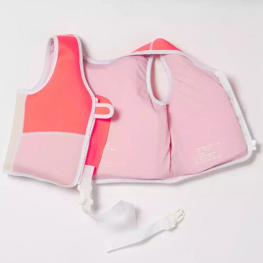 Sunnylife Kids' Life Jacket Neoprene Red Melody The Mermaid Neon Strawberry