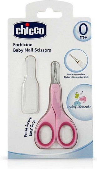Chicco Baby Nail Scissors Pink 1pcs
