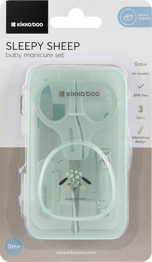 Kikka Boo Baby Nail Care Set Sleepy Sheep Green 3pcs