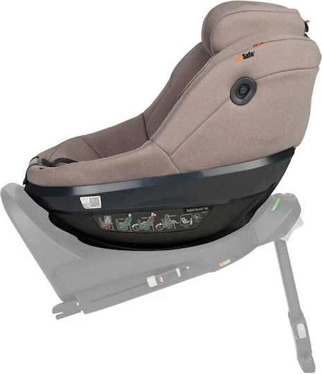 BeSafe Beyond² Baby Car Seat with Isofix Dark Sand Soft Breeze
