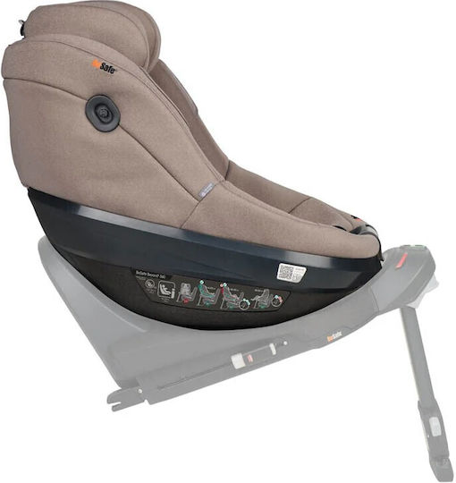 BeSafe Beyond² Baby Car Seat with Isofix Dark Sand Soft Breeze