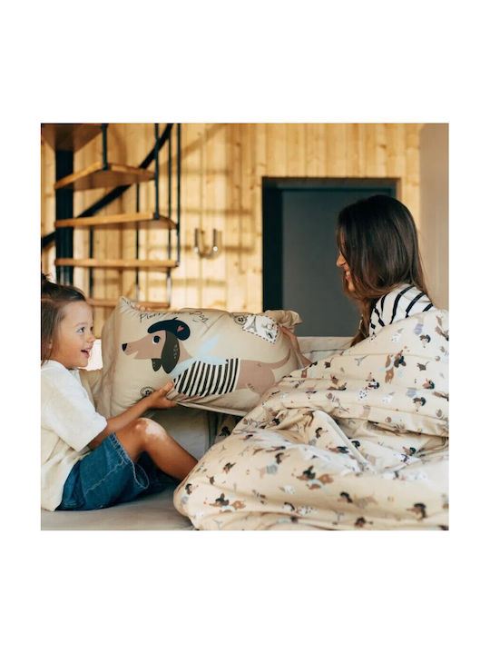 La Millou Kids Sleep Pillow Brown 40x60cm