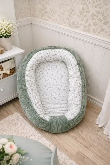 Baby Star Baby Nest Pillow Green