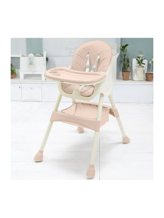 BabyMix Nora Столово Столчe Розово