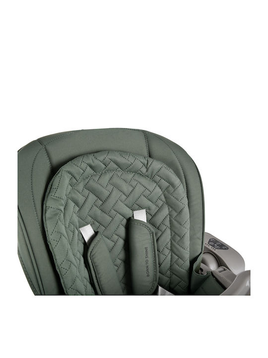 Bebe Stars Serenna Foldable Highchair 2 in 1 with Adjustable Height Green