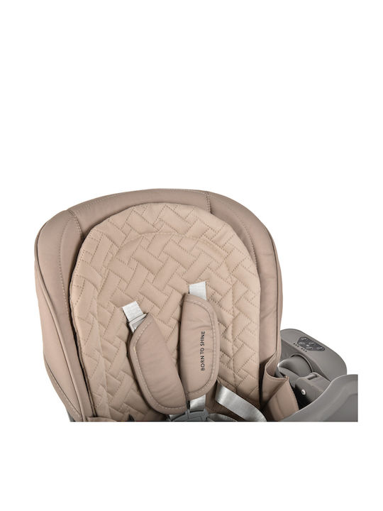 Bebe Stars Serenna Foldable Highchair 2 in 1 with Adjustable Height Mocha