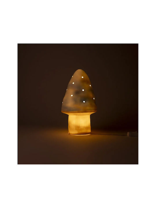 Egmont Led Kids Decorative Lamp Mushroom Blue 15x15x28εκ.