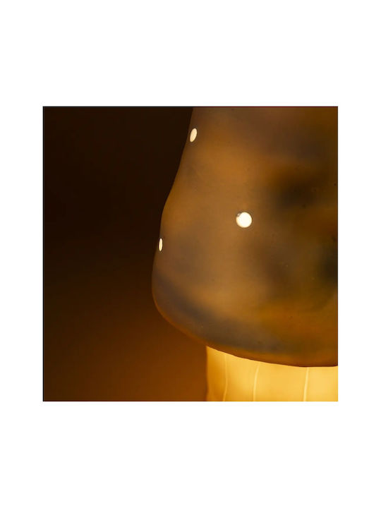 Egmont Led Kids Decorative Lamp Mushroom Blue 15x15x28εκ.