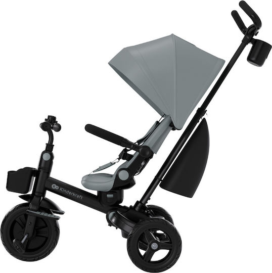 Kinderkraft AVEO 2 Plus Wandelbar mit Elterngriff für 9 Monate Grau