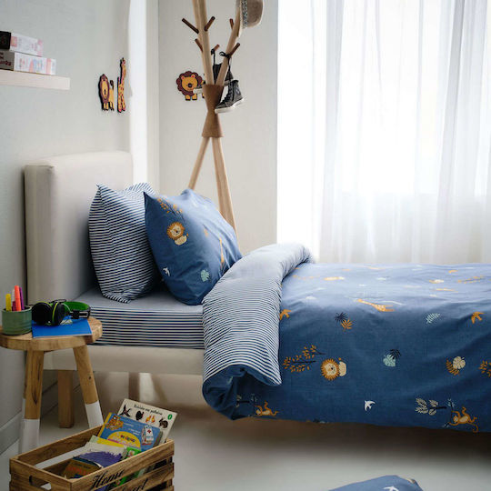 Vesta Home Παιδικό Κουβερλί Μονό Max Blue 160x230εκ.