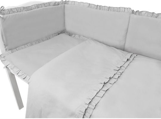 MimiNu Set Für Krippe Grey 6Stück