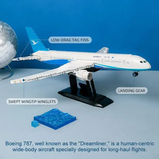 Pantasy Blocuri Boeing 787 Dreamliner 744buc