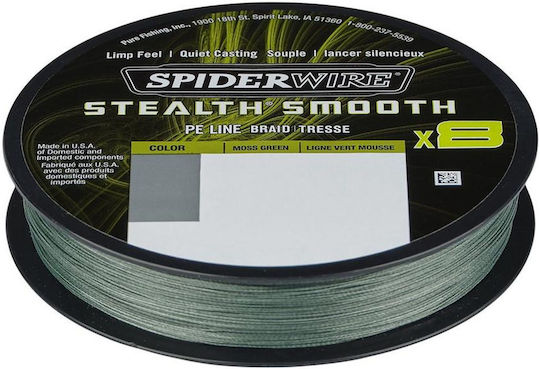 Spiderwire Stealth Smooth 8 Νήμα Ψαρέματος 150m / 0.11mm / 10.3kg