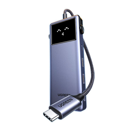 Ugreen CM888 USB-C Docking Station mit HDMI 4K PD Ethernet Gray