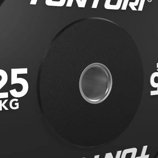 Tunturi 25kg Rubber Plate 1 Piece 45mm