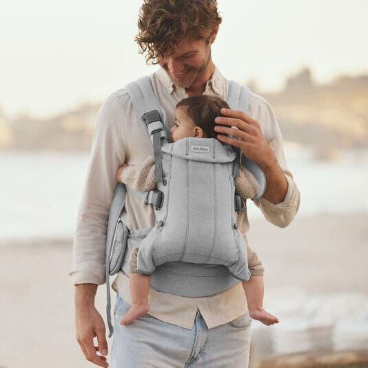 BabyBjorn Classic Carrier Harmony Woven Gray with Maximum Weight 15kg