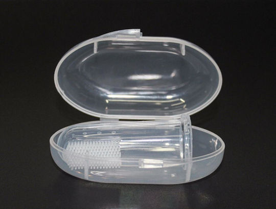 Animal Dog Toothbrush with Transparent Case