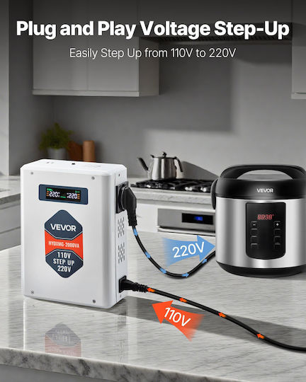 Vevor DXDYZHQSY220W0SFC001V7 Voltage Converter DC/DC 110V to 110V