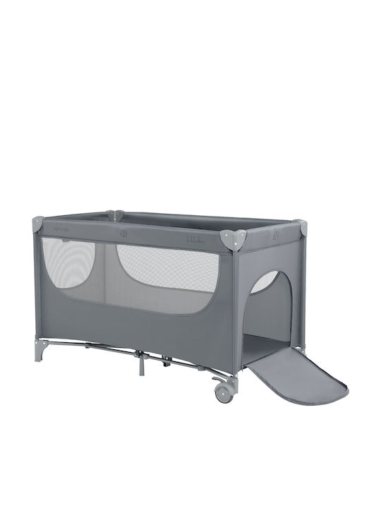 Kikka Boo Wiege Nighty Night mit Matratze und Rädern Gray