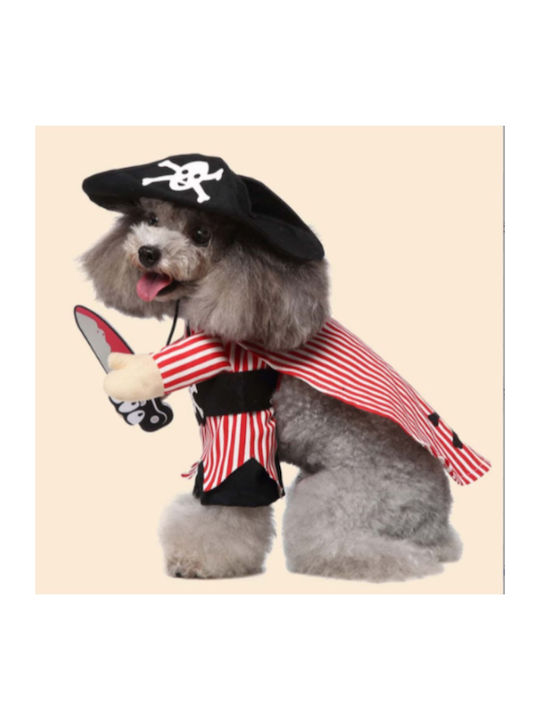 Pirate Full Body Dog Clothing 16x32x24cm